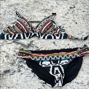 Becca Tribal Print Bikini Set